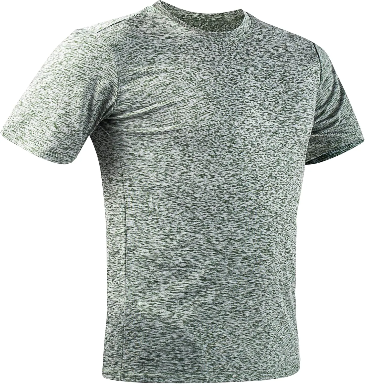 2&5 Pack Men's Sports T Shirts,Crew Neck Breathable Quick-Dry Short Sleeve, Lightweight Tee for Athletic Running