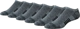 Amazon Essentials Men's Cotton Performance Cushioned No Show Socks for Men, Breathable Athletic, 6 Pairs