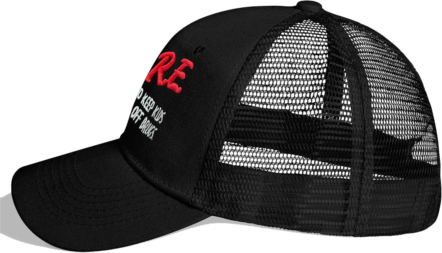 Baseball Caps Embroidered Adjustable Mesh Dad Hat Black Trucker Hats for Men and Women