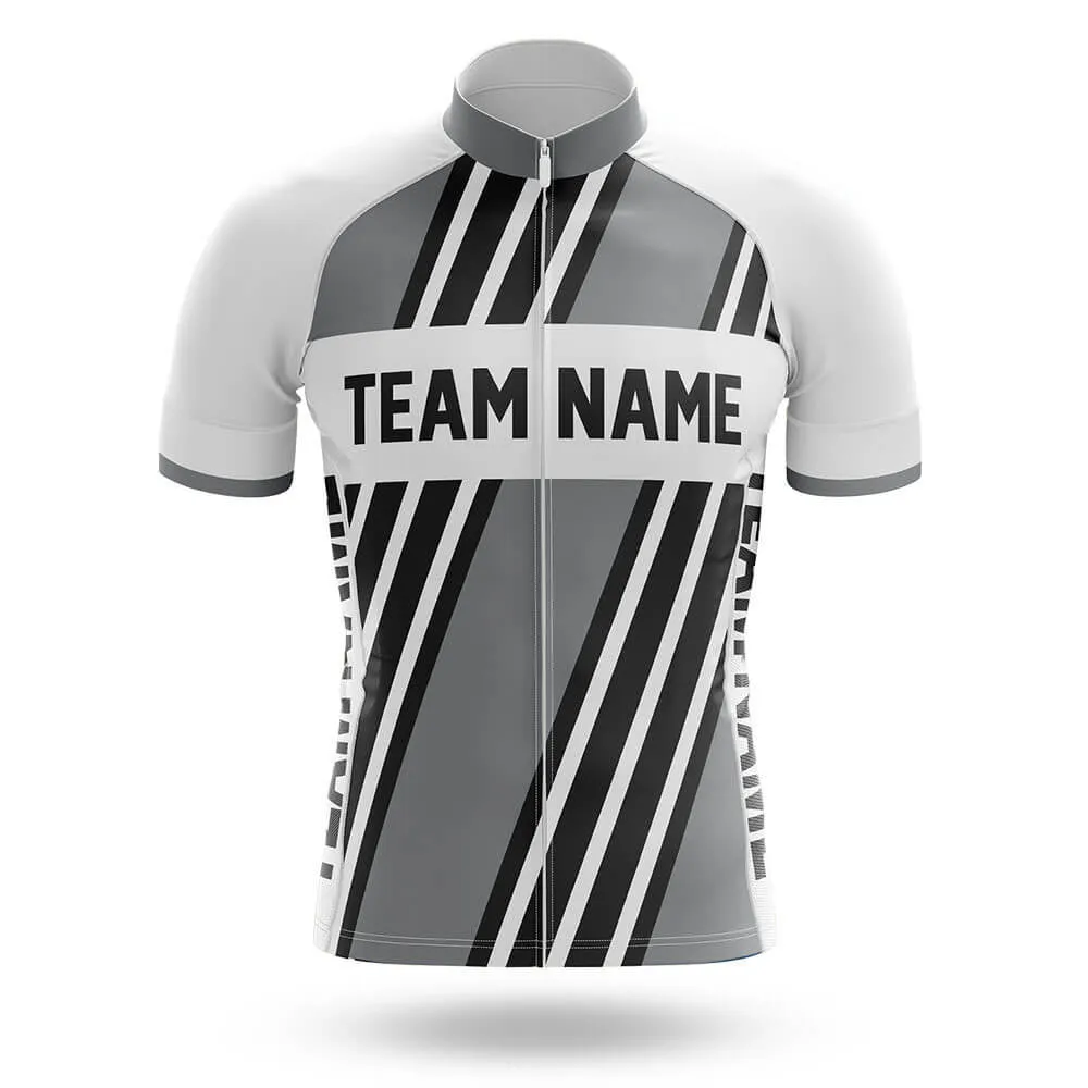 Custom Team Name M5 Grey - Men's Cycling Kit