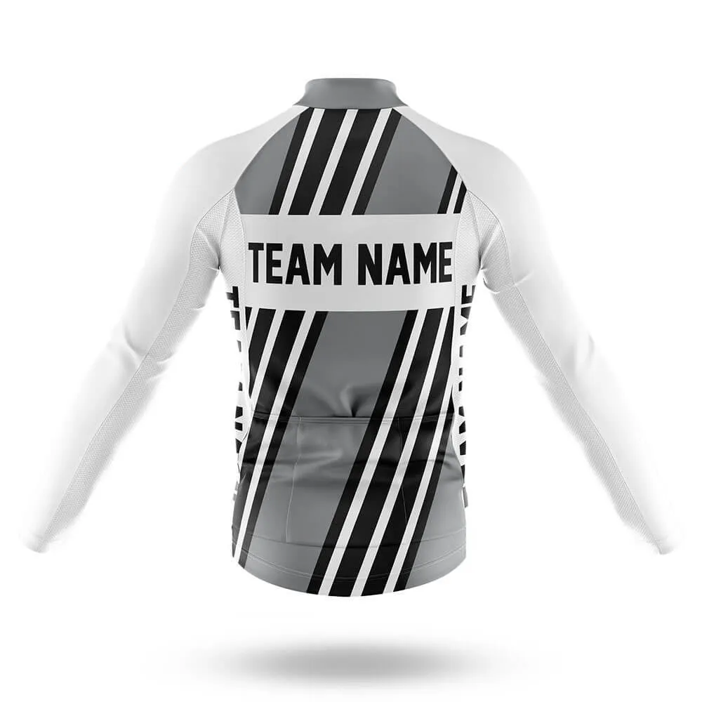 Custom Team Name M5 Grey - Men's Cycling Kit