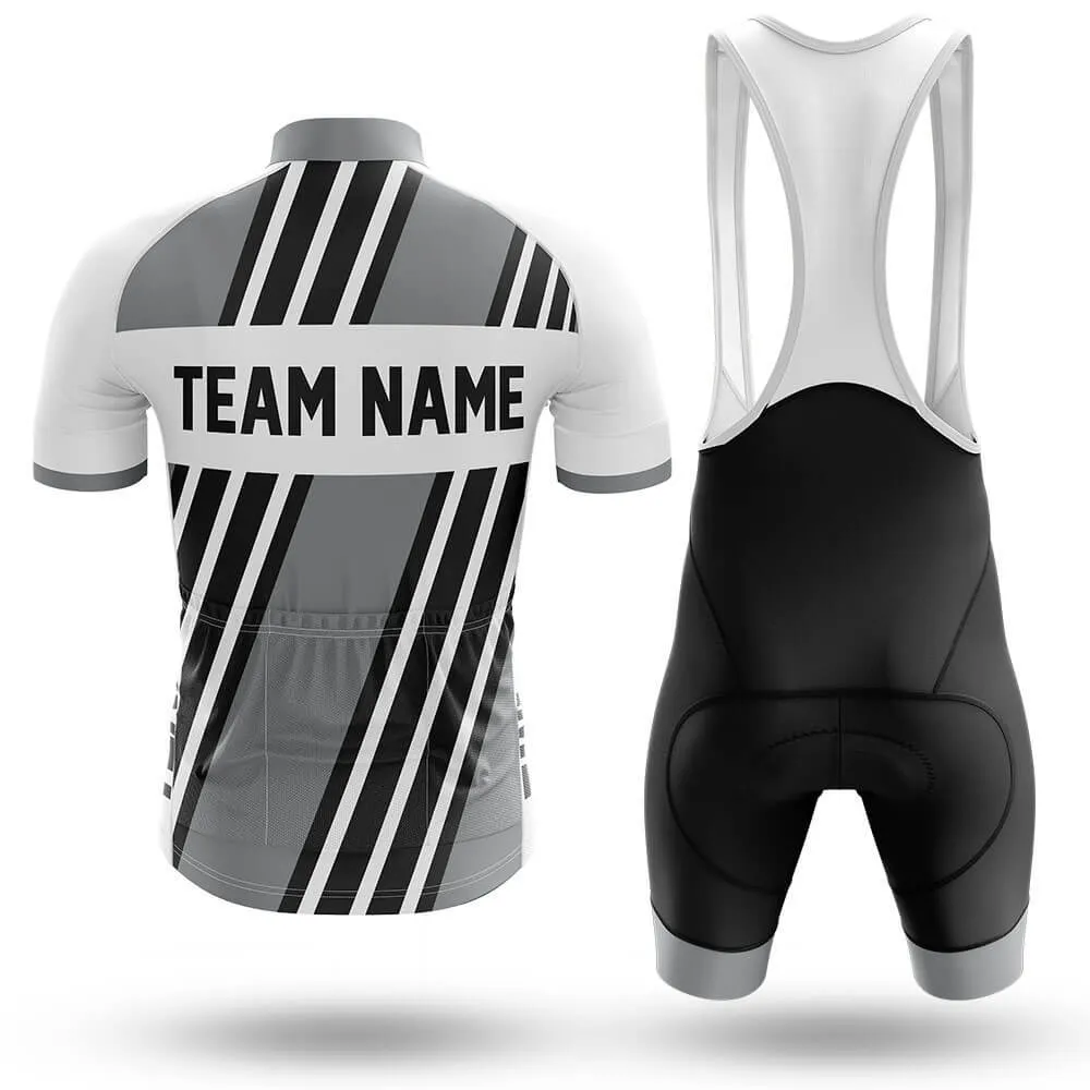 Custom Team Name M5 Grey - Men's Cycling Kit