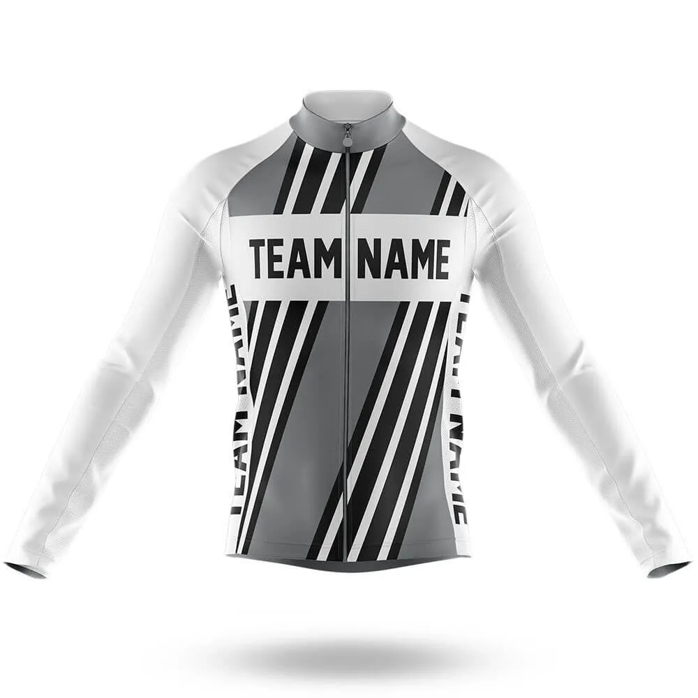 Custom Team Name M5 Grey - Men's Cycling Kit
