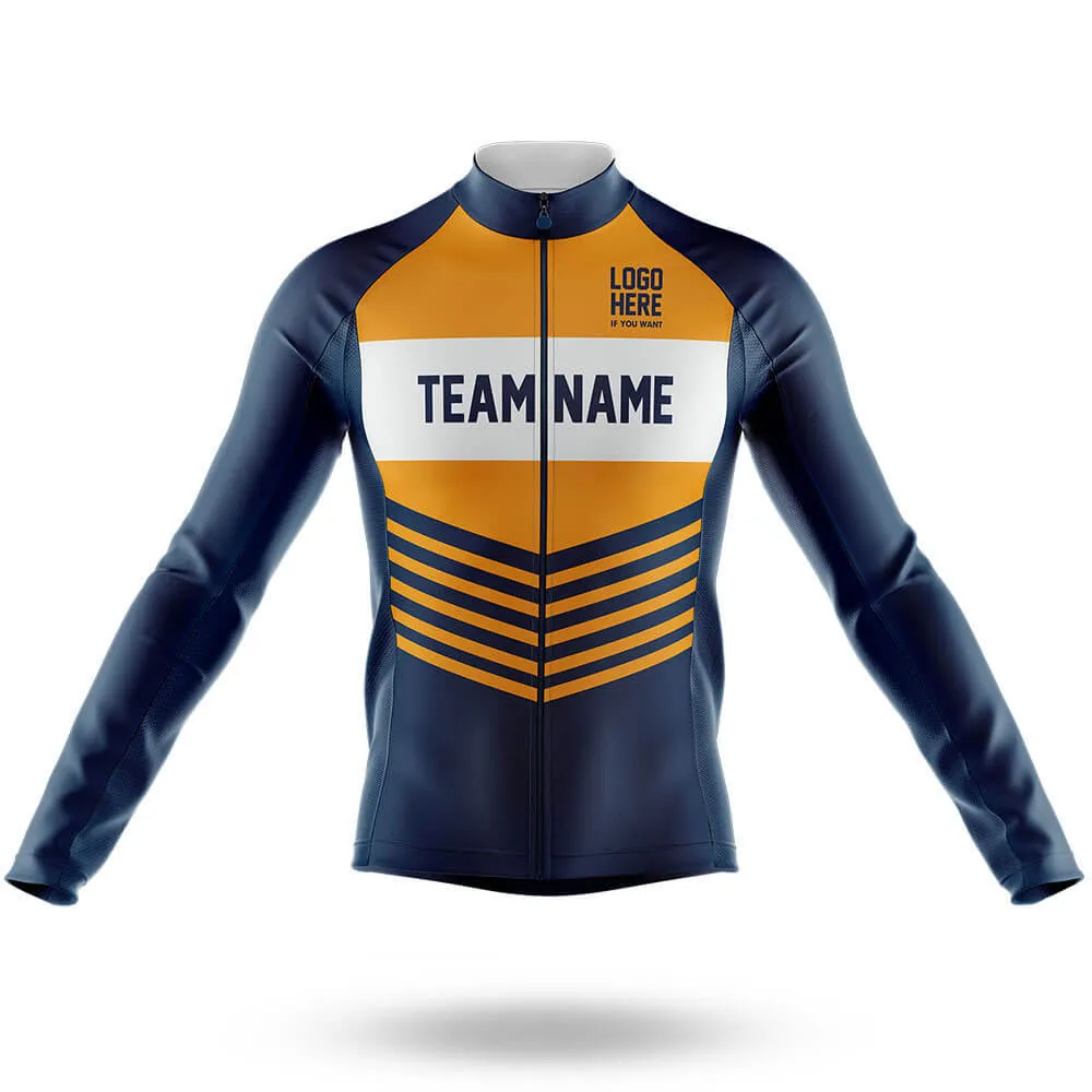 Custom Team Name V20 Navy - Men's Cycling Kit