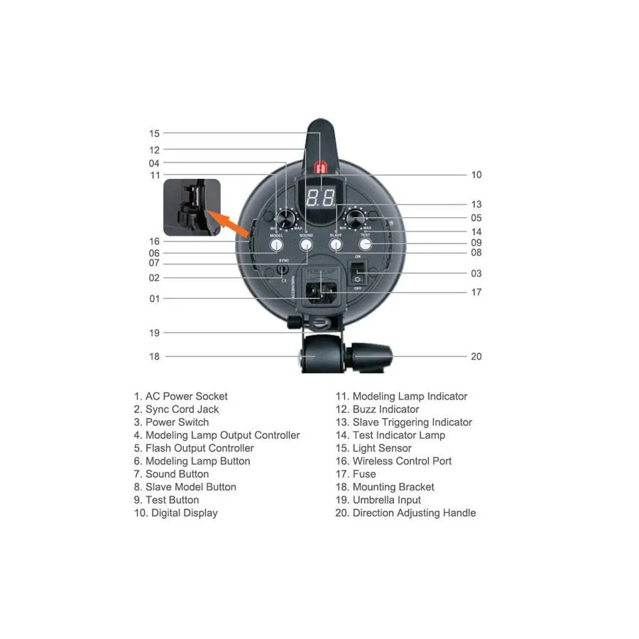 Godox Gemini GT-300 300W Studio Flash