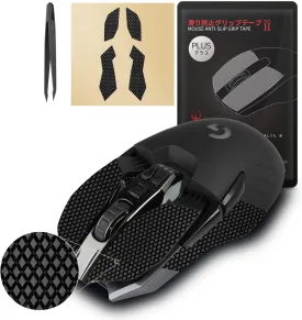HOTLINEGAMES [Grip Upgrade] 2.0 Plus Mouse Anti Slip Grip Tape Compatible with Logitech G900 / G903 Gaming Mouse Skins,Sweat Resistant,Cut to Fit,Easy to Apply,Professional Mice Upgrade Kit