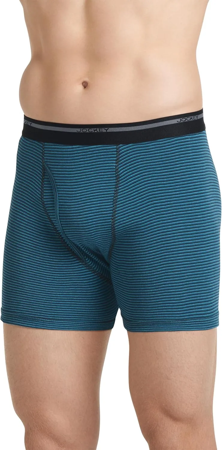 Jockey Men's Underwear Lightweight Classic 5" Boxer Brief - 3 Pack