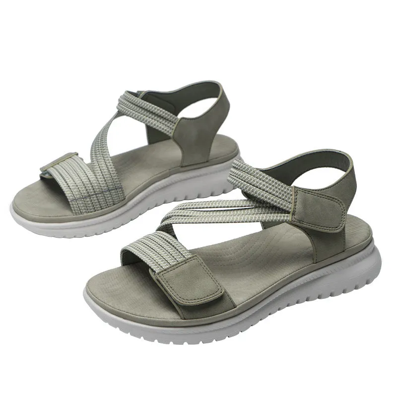 Owlkay Sloping Heel And Non Slip Soft Sole Women Sandals