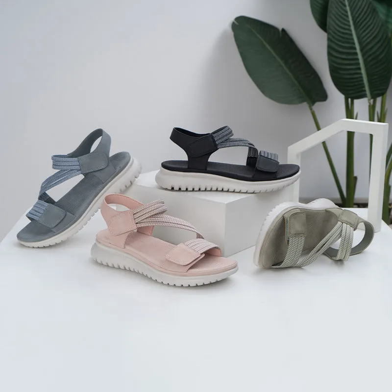 Owlkay Sloping Heel And Non Slip Soft Sole Women Sandals