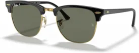 Ray-Ban RB3016 CLUBMASTER Sunglasses For Men For Women   BUNDLE with Designer iWear Eyewear Care Kit